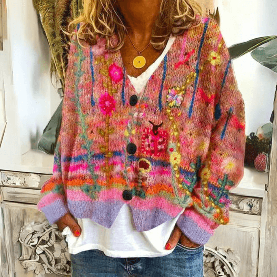 Cardigan en maille douce pour femme | Pull léger à coupe ajustée, idéal pour les superpositions | Un vêtement en maille chaud pour tous les jours et un incontournable polyvalent de l'hiver