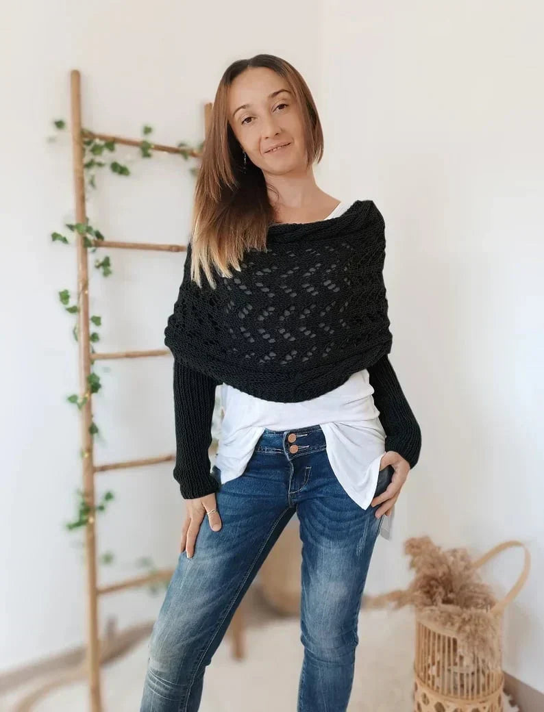 Écharpe douillette de style bohémien pour femmes