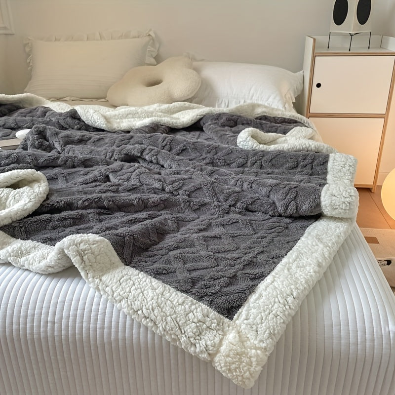 CozyNest - Reversible Fleece Blanket