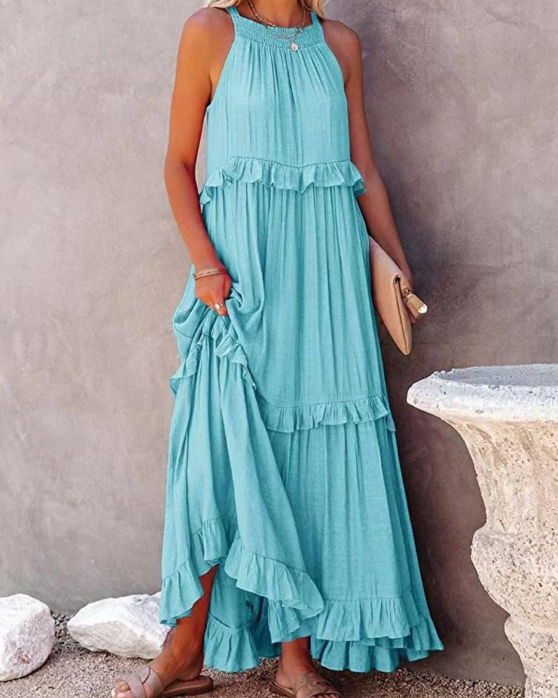 Elegant Flowy Maxi Dress | Flattering Fit