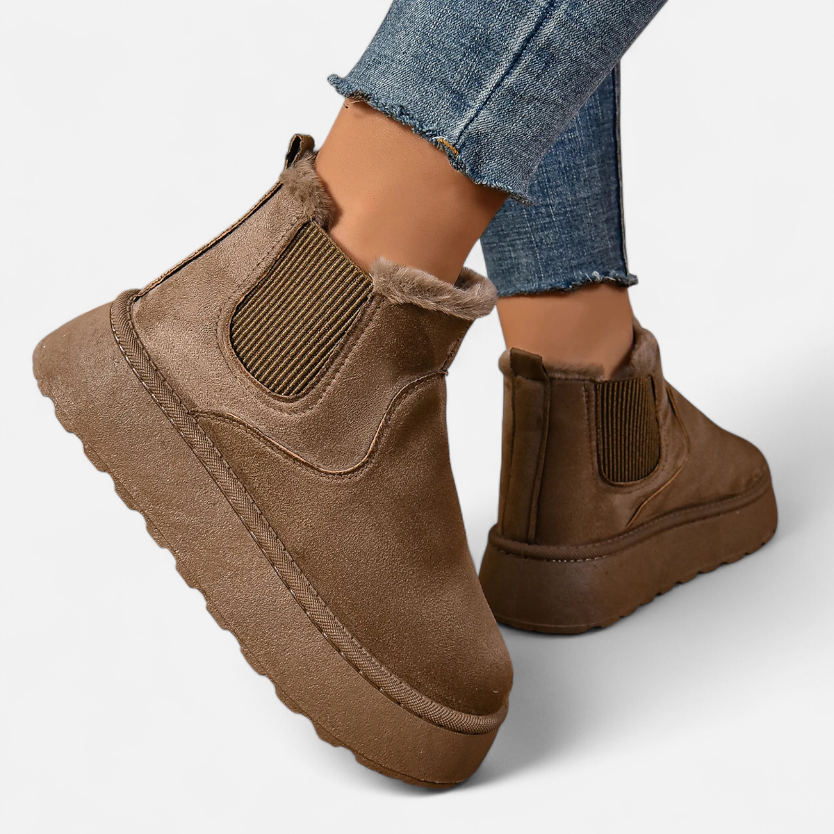Platform Chelsea Ankle Boots for Women - Image 15