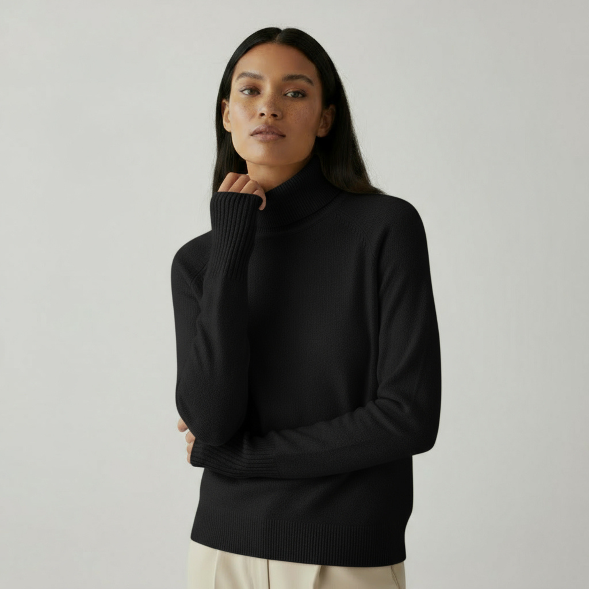 Maglione dolcevita da donna - Eleganza senza tempo e comfort moderno