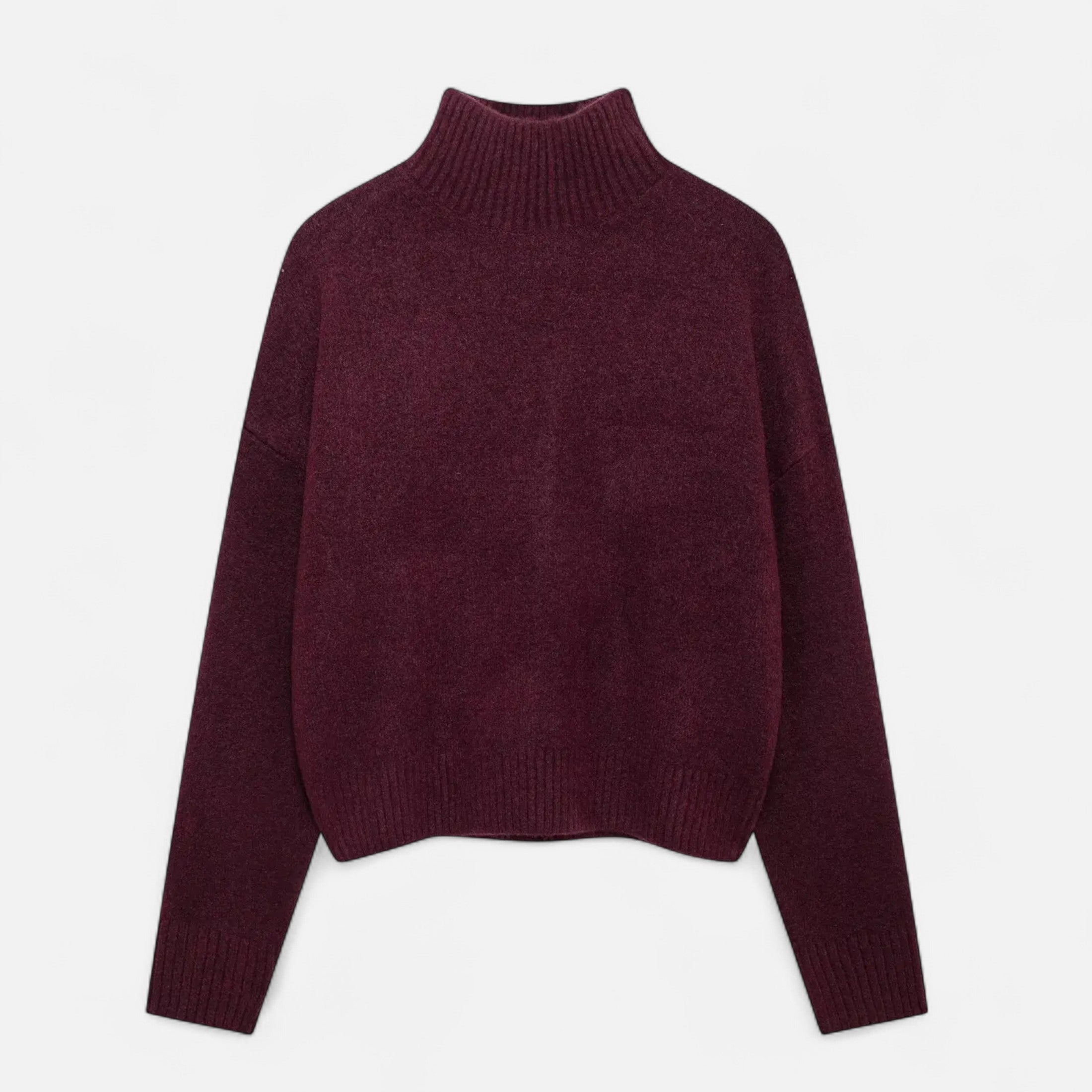 Pull à col roulé pour femme - Un style vintage chaleureux à l'élégance intemporelle