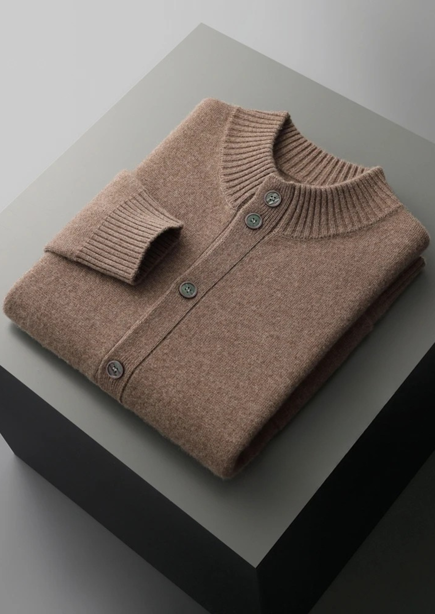 Button-Down Sweater Cardigan for Men - Image 9