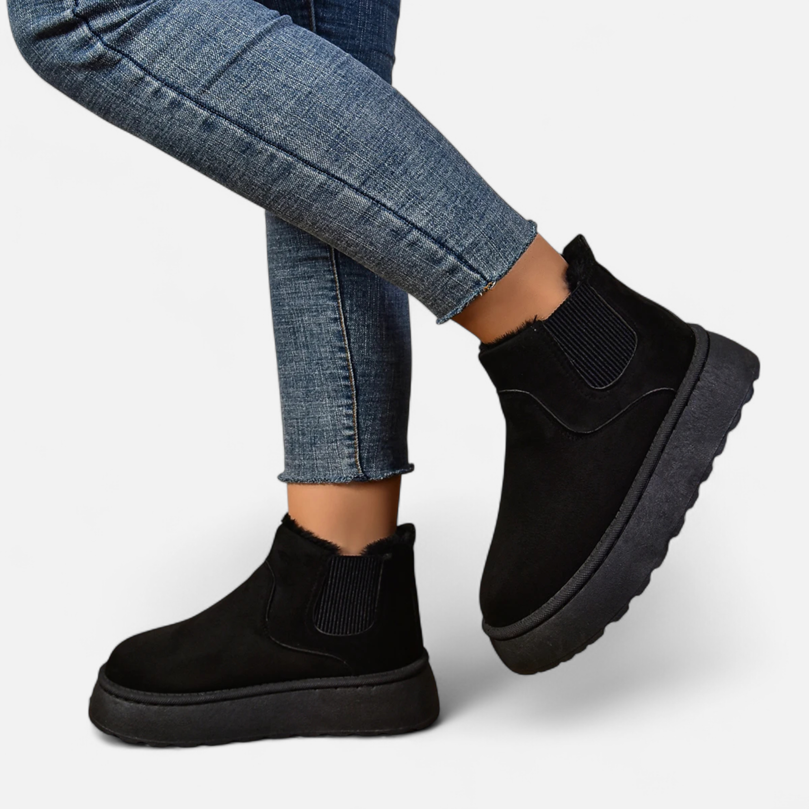 Platform Chelsea Ankle Boots for Women - Image 12