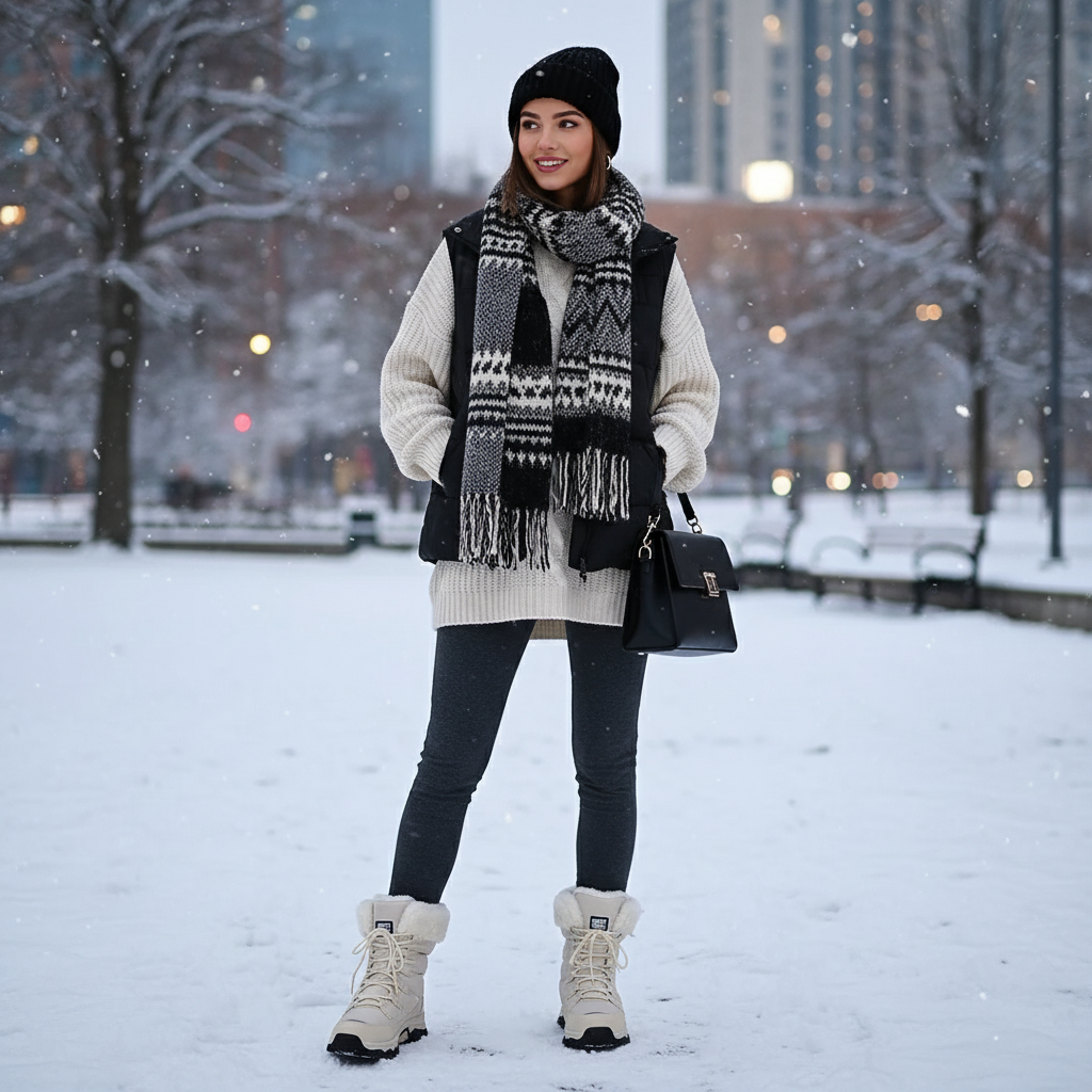 Lace-Up Winter Boots for Women - Image 5