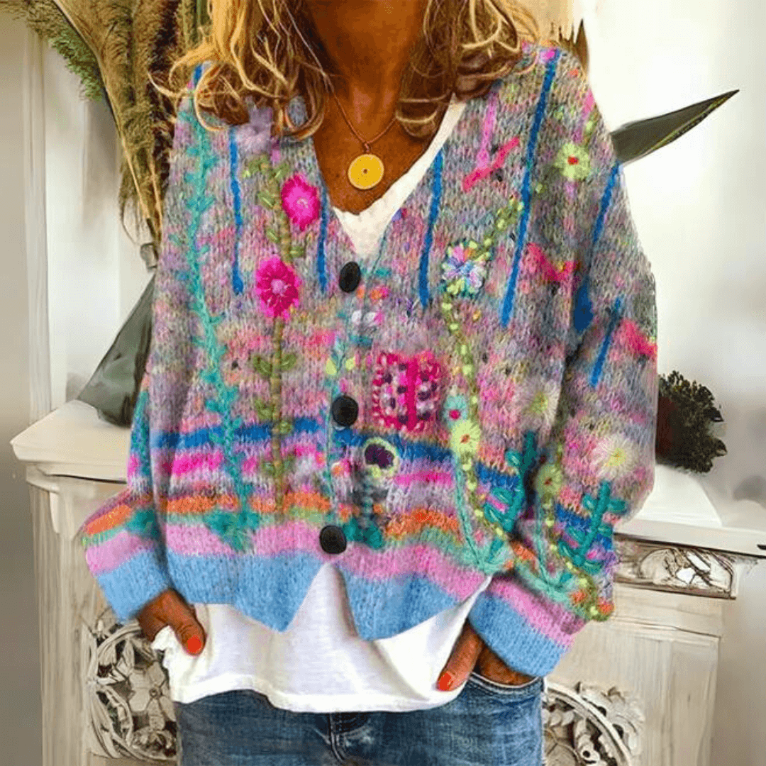 Cardigan en maille douce pour femme | Pull léger à coupe ajustée, idéal pour les superpositions | Un vêtement en maille chaud pour tous les jours et un incontournable polyvalent de l'hiver