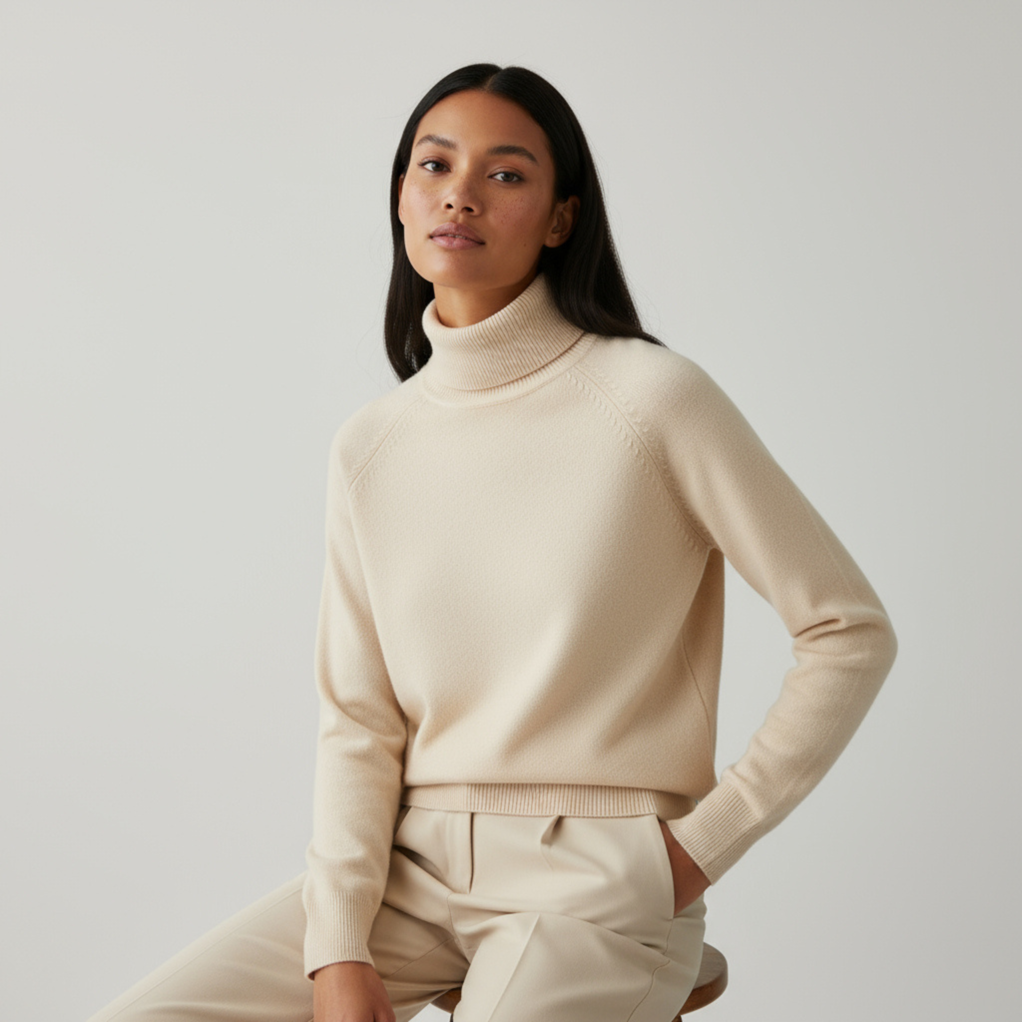 Maglione dolcevita da donna - Eleganza senza tempo e comfort moderno