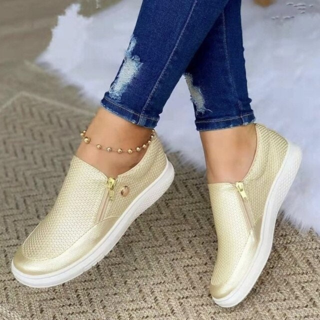 Marina - Women's Shoes with Zip
