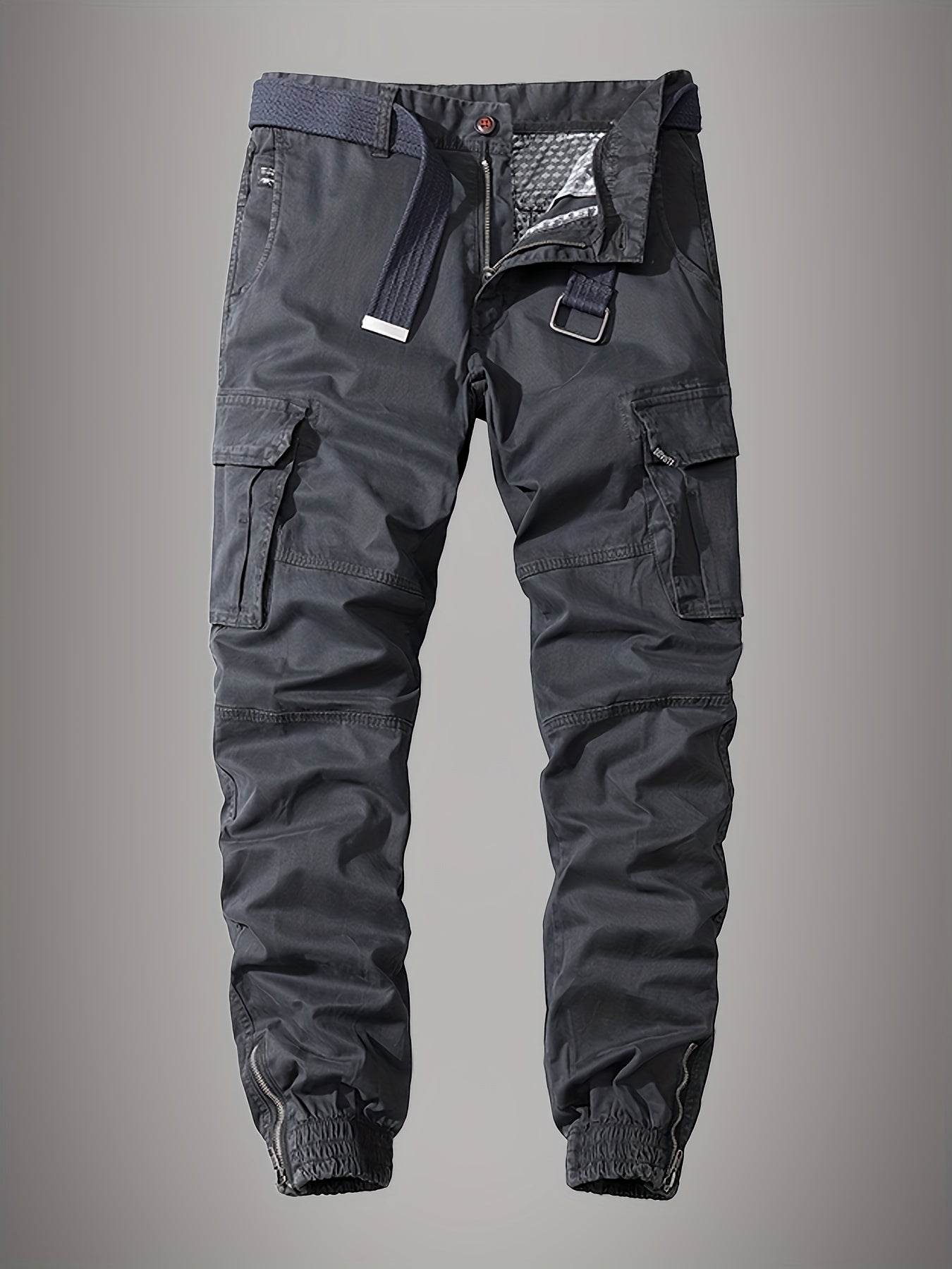 Joggers Cargo Premium da uomo - Design ricamato con tasche multiple