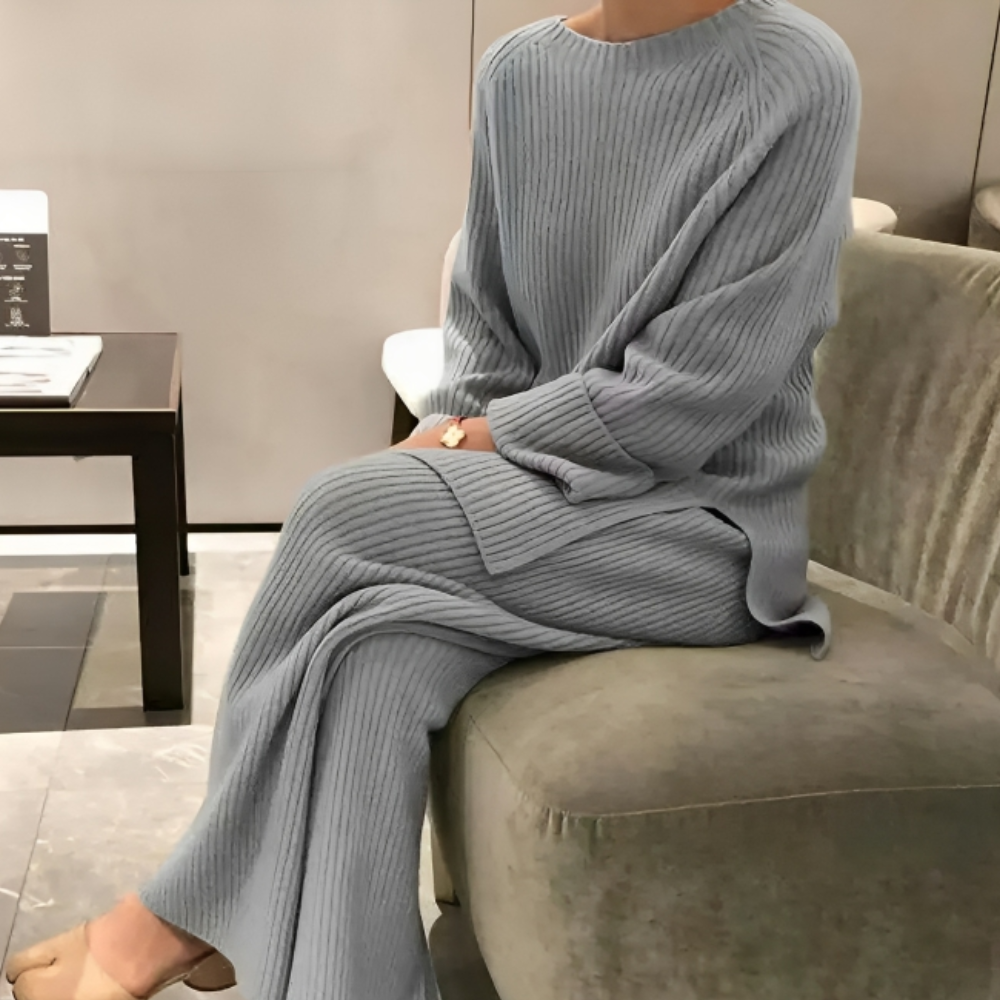 Wide Leg Pant Set for Women - Image 1