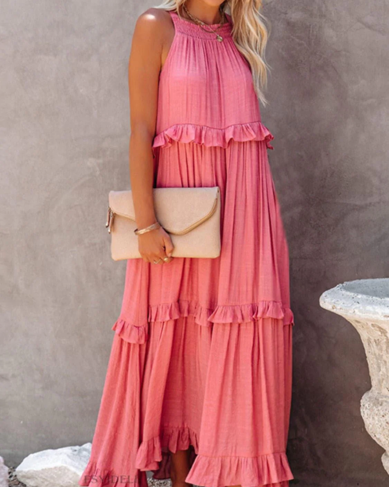 Elegant Flowy Maxi Dress | Flattering Fit