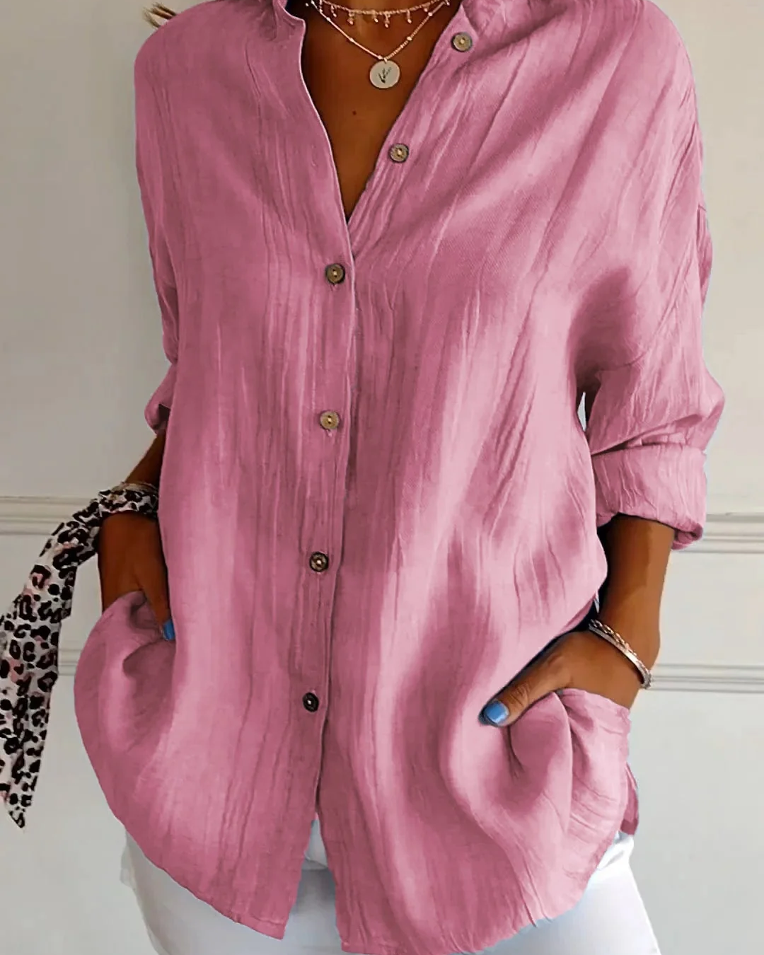 Women's Elegant Blouse | Soft Breathable | Flattering Tapered Waist