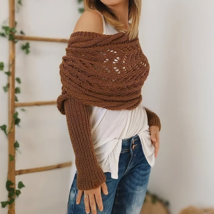 Écharpe douillette de style bohémien pour femmes