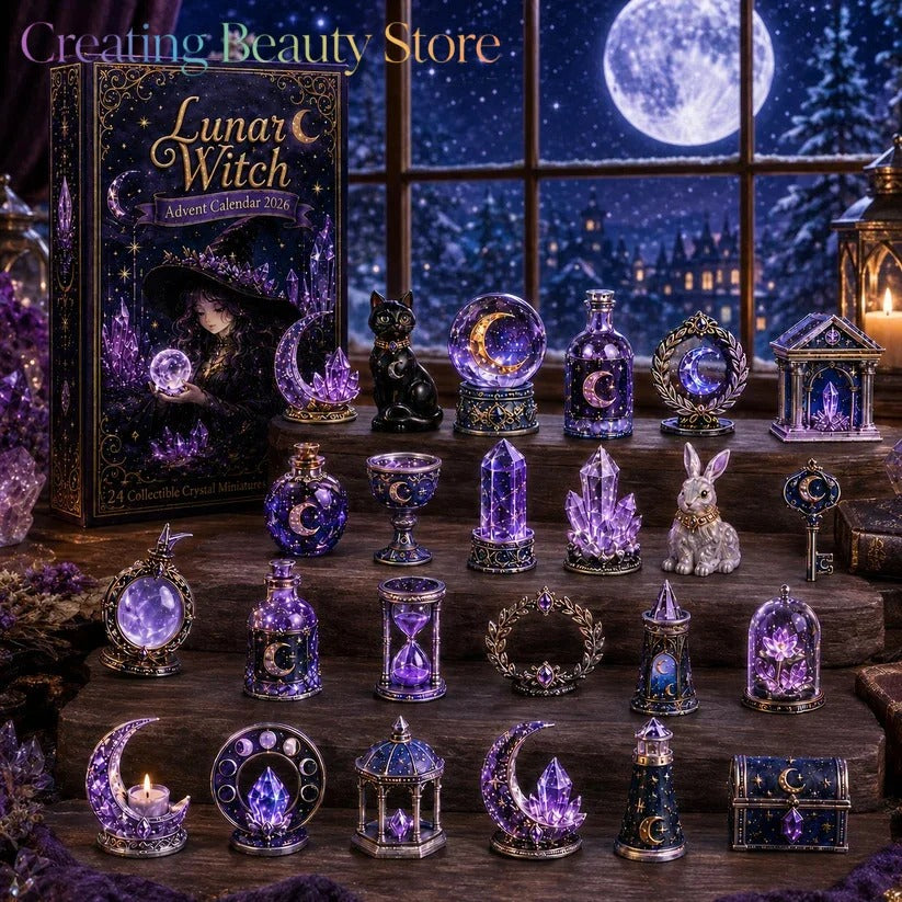 2026 Magic Animal-julekalender – Christmas Crystal-serien – Kalender-blindbox