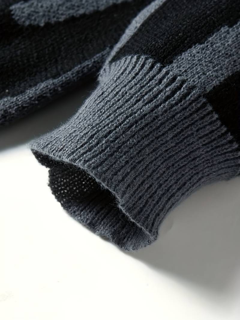 Graphic Crewneck Sweater for Men - Image 4