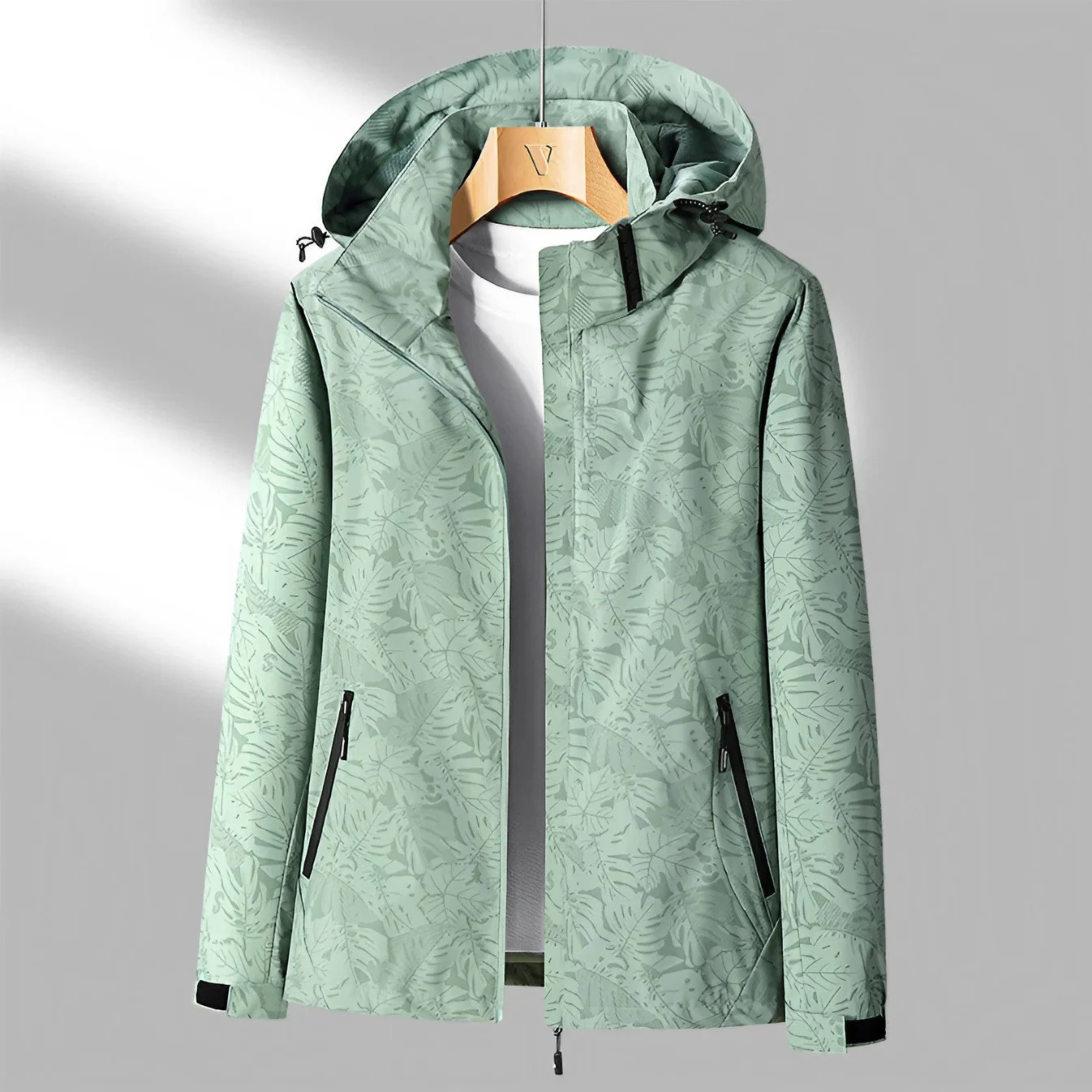 Elegant Waterproof Opaline Jacket | Lightweight Windproof Shell