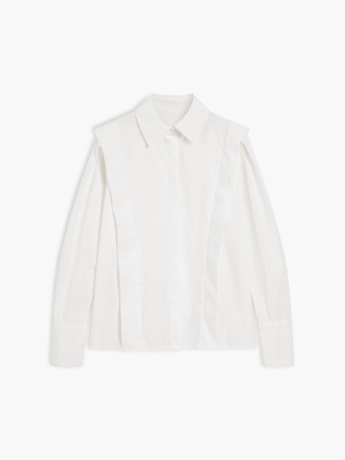 Women’s Classic Collared Blouse – Straight Fit Shirt for Work & Everyday Wear