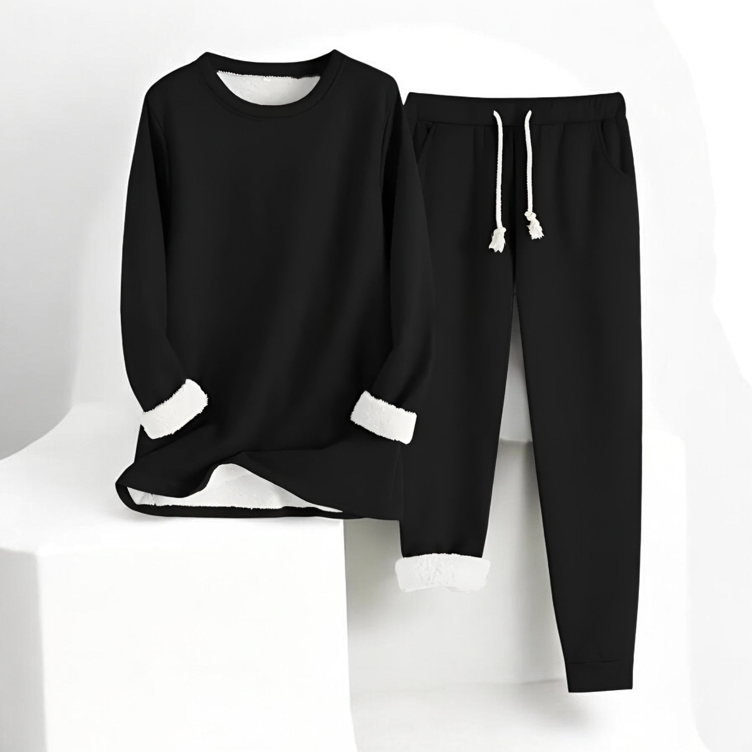 Fleece Lined Sweater for Women - Image 1