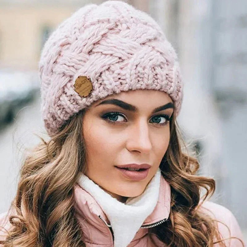 Berretto a maglia morbido e alla moda per uomo e donna