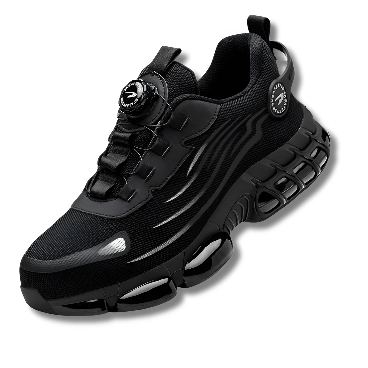 Men's Steel Toe Safety Sneakers | Lightweight Puncture Proof Work Shoes | Breathable Non-Slip Protective Trainers for Men