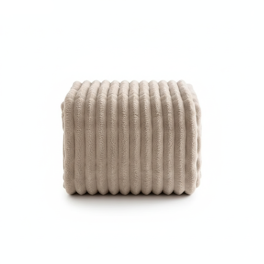 Plush Textured Throw Blanket - Image 1