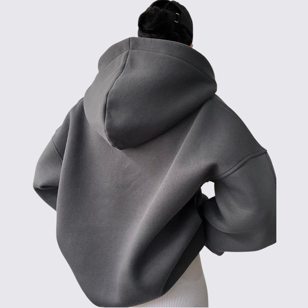 Collared Oversized Hoodie for Women - Image 7