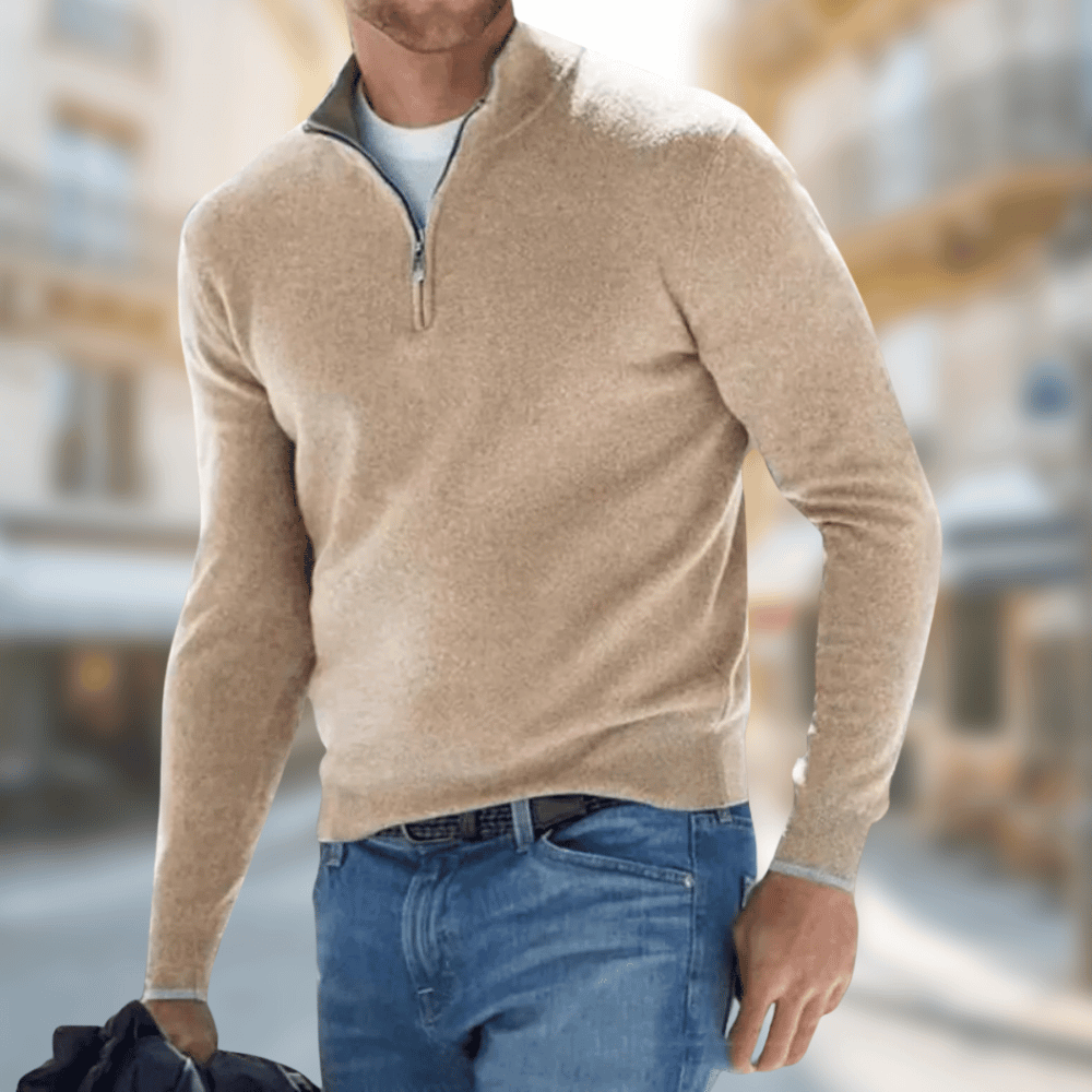 Lekki, oddychający sweter męski | Elegancki fason