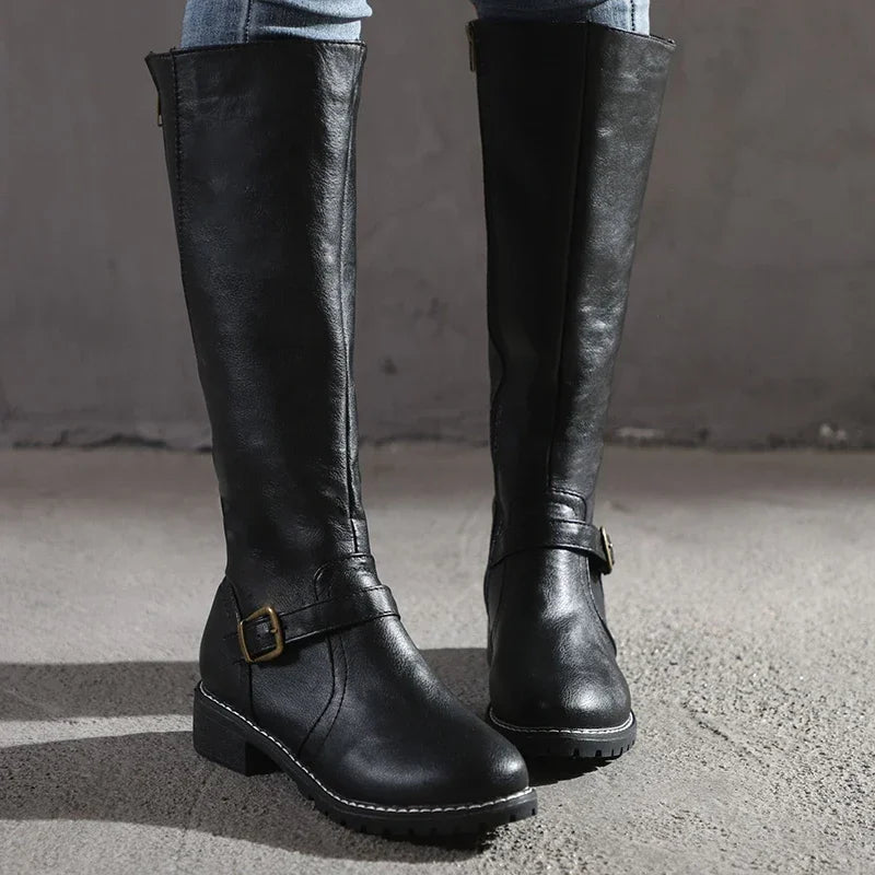 Elysia | Women's Black Boots – Elegant, Comfortable & Versatile Leather Design 2