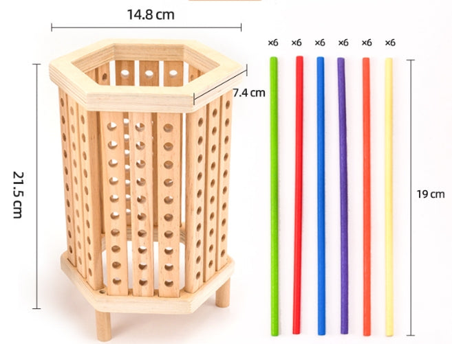 Torre para colorear Juguete Montessori