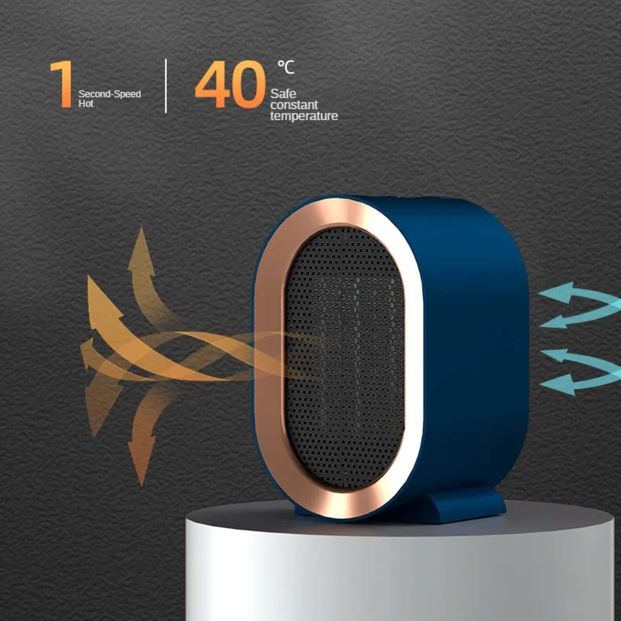 CopperGlow - Hordozható elektromos fűtőtest | Energiahatékony fűtés otthonra