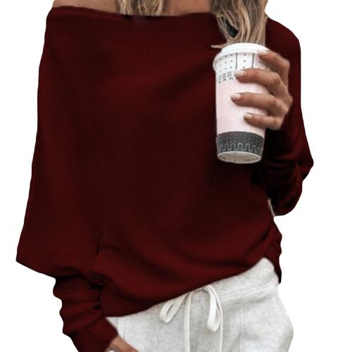 Jersey de mujer con escote a la espalda