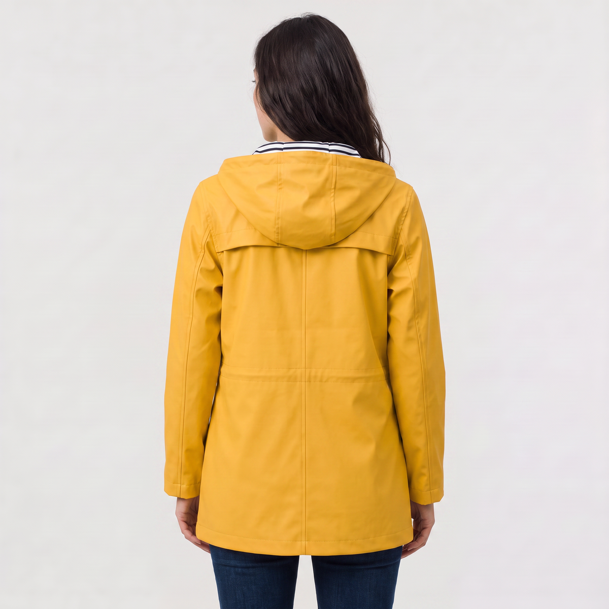 Women's Waterproof Hooded Coat | Lightweight Rain Jacket with Wind Resistant Fabric and Soft Lining for Everyday Wear