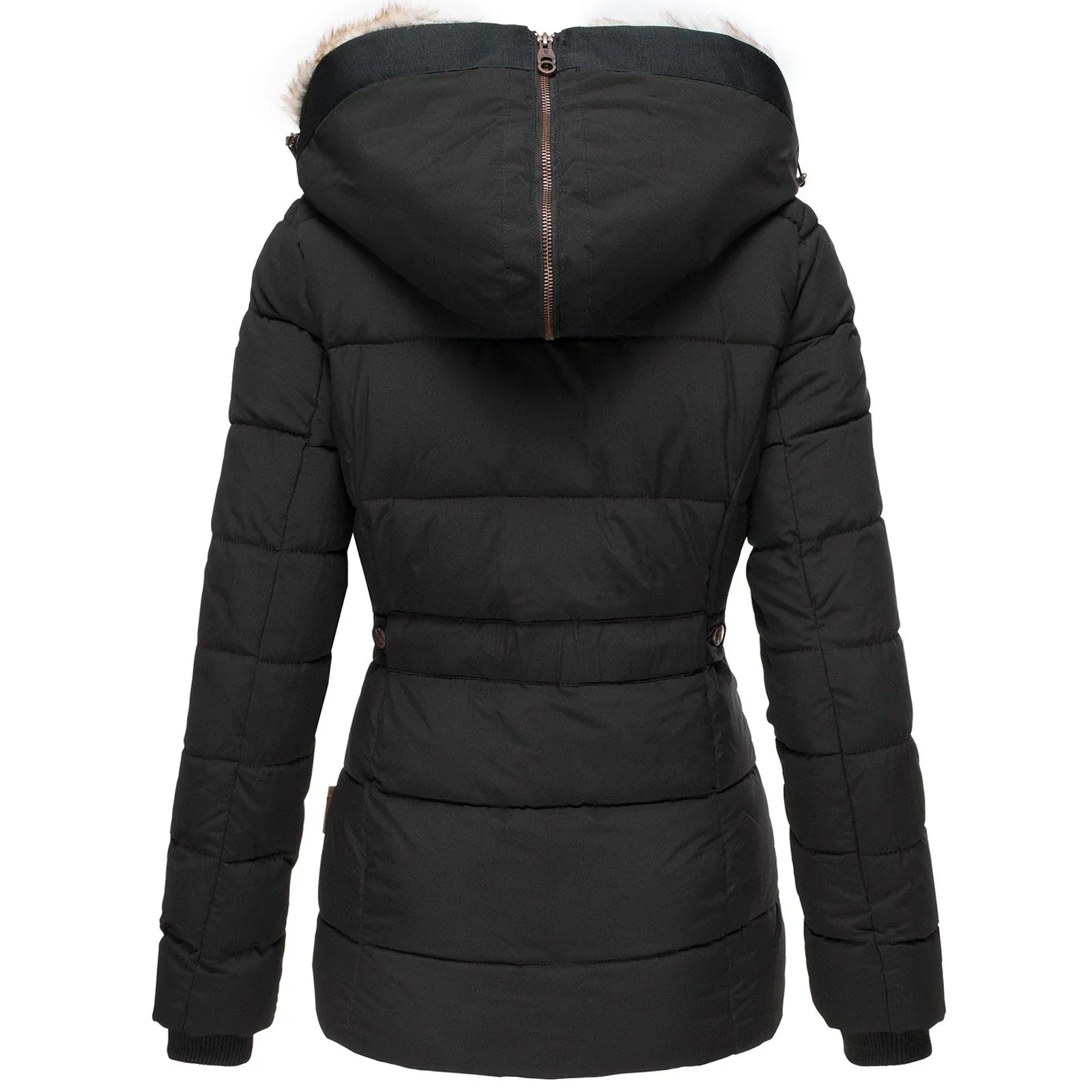 Hooded Puffer Jacket for Women - Image 9