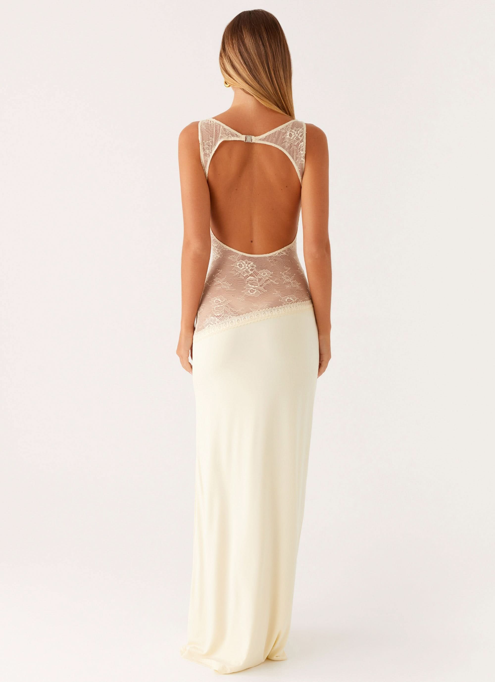 Women's Cocktail Sleeveless Lace Cutout Maxi Dress - product image 6