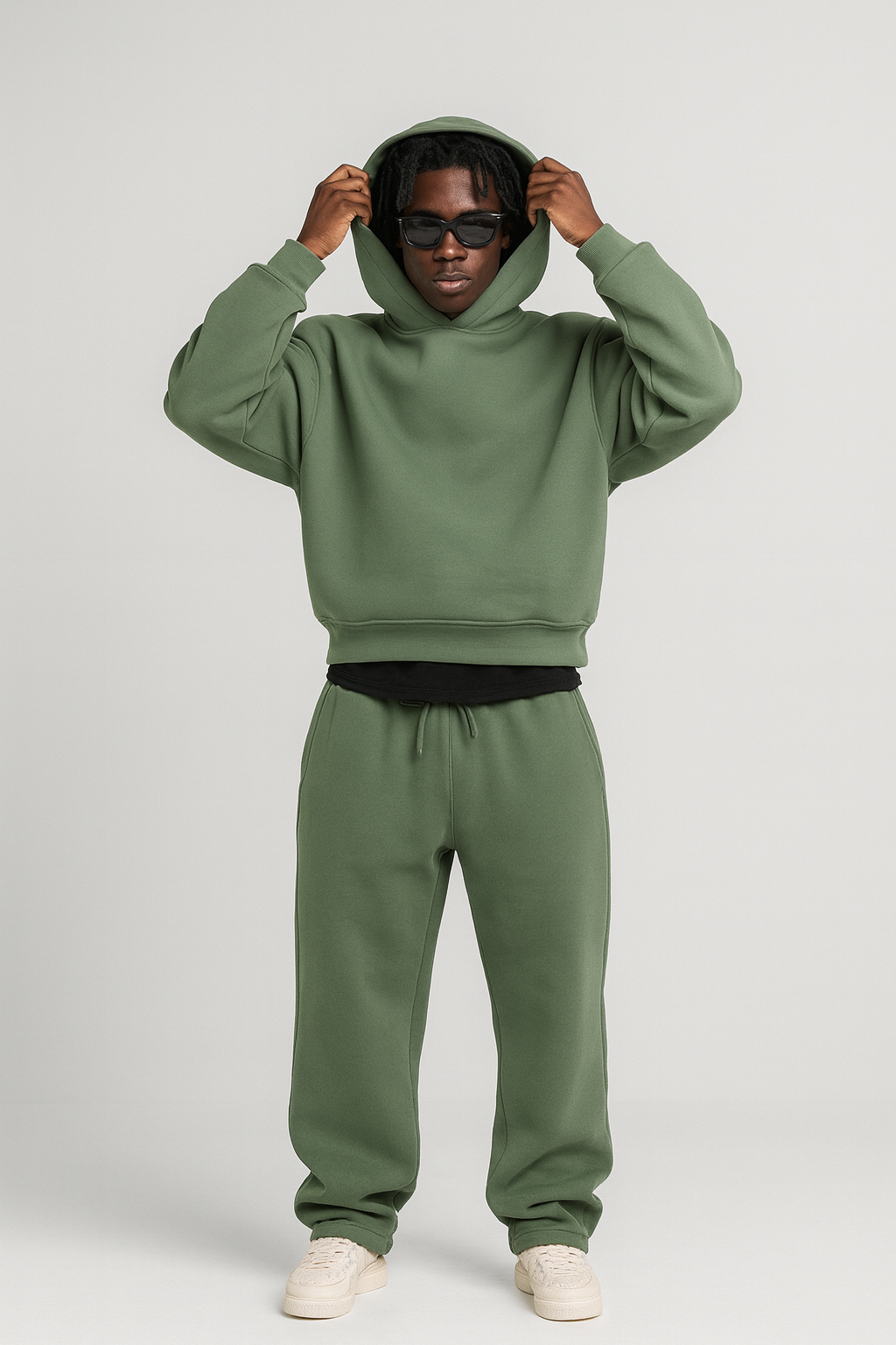 Lumos Herren Zweiteiliges Set – Bequemer Kapuzenpullover und Jogginghose für Entspannte Tage 4