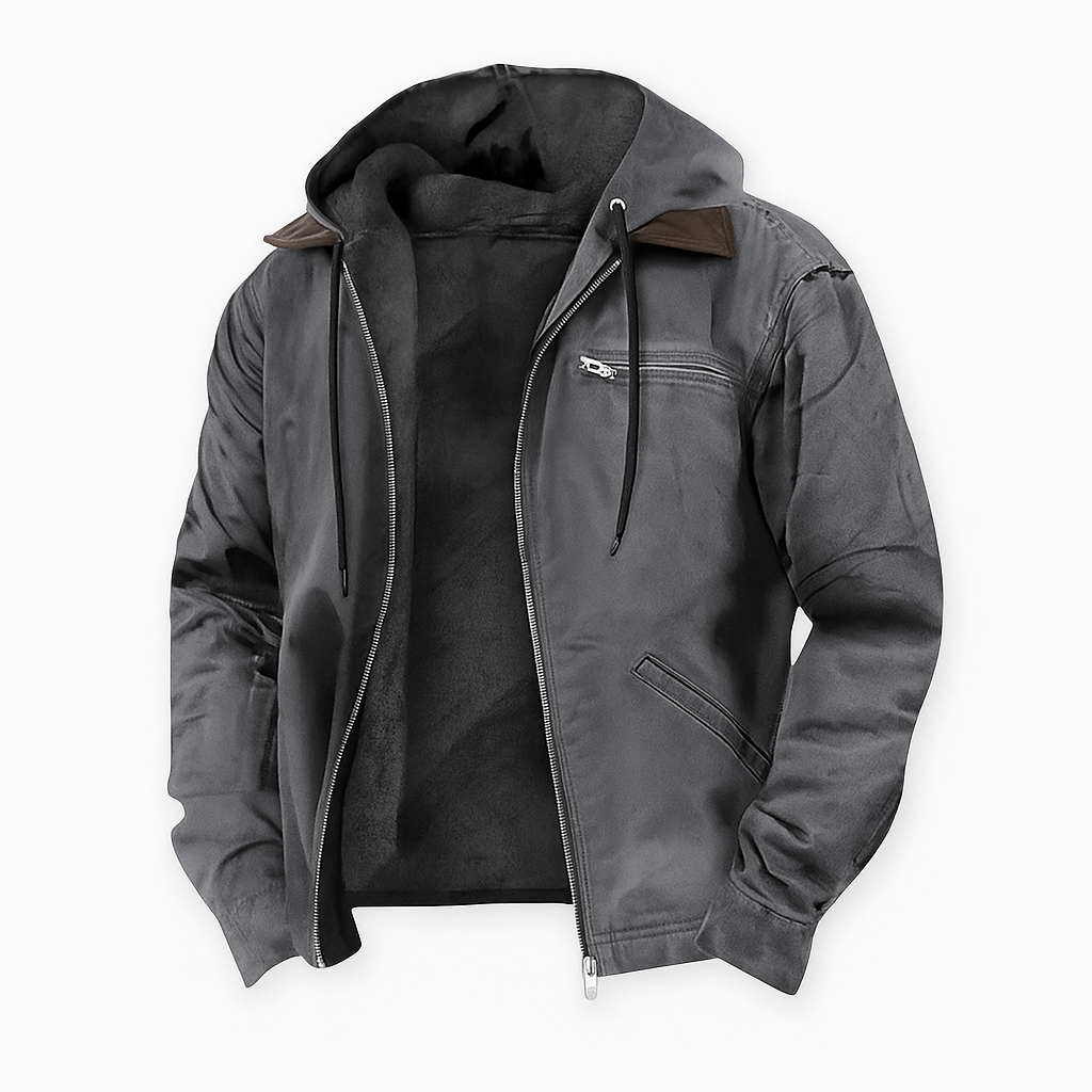 Fall jacket gray