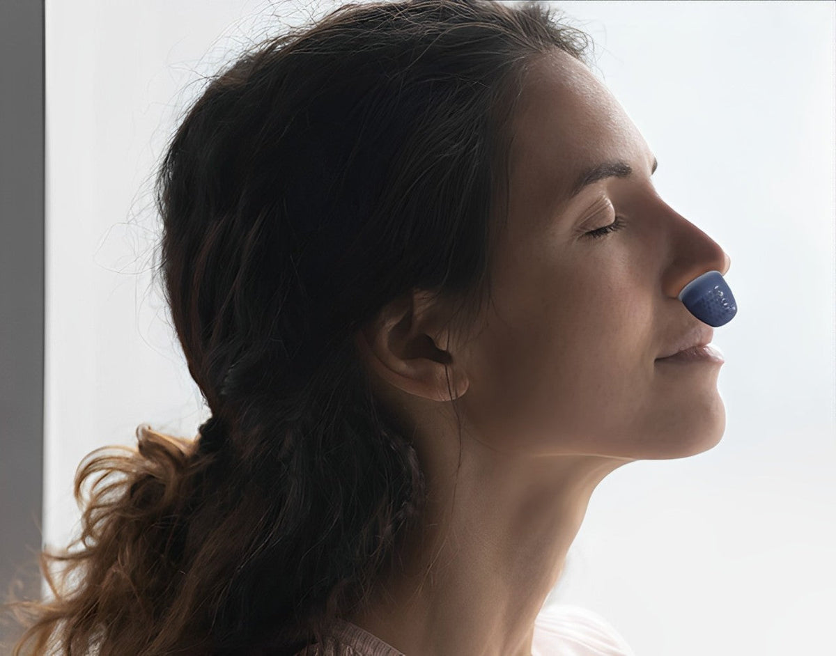 Συσκευή Micro CPAP για άπνοια ύπνου - Φορητή συσκευή κατά του ροχαλητού χωρίς μάσκα, ανοιχτό πράσινο και αθόρυβο