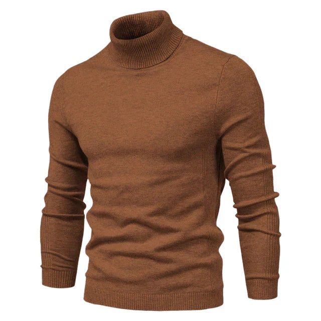 Slim Fit Ribbed Knit Sweater for Men - Image 3
