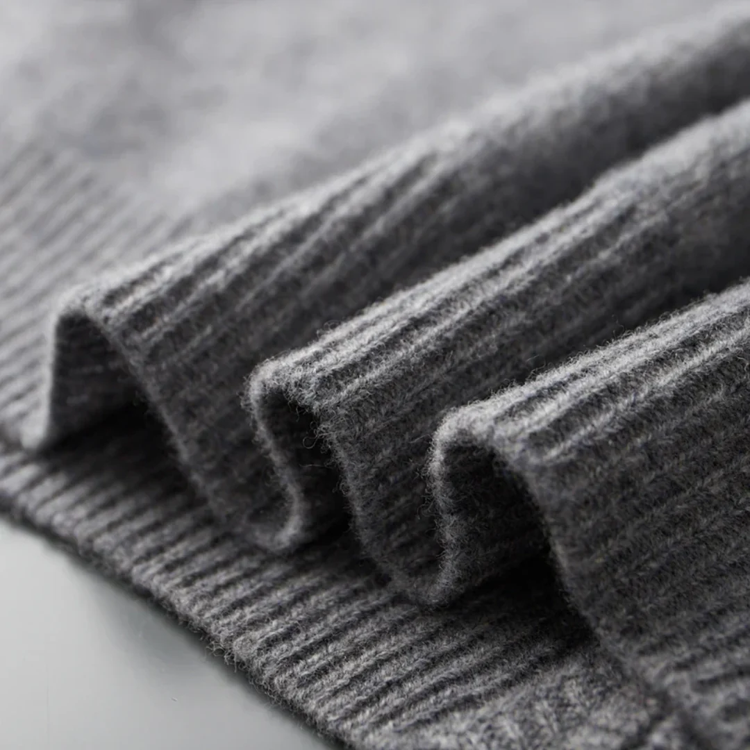 Classic wool cardigan for men