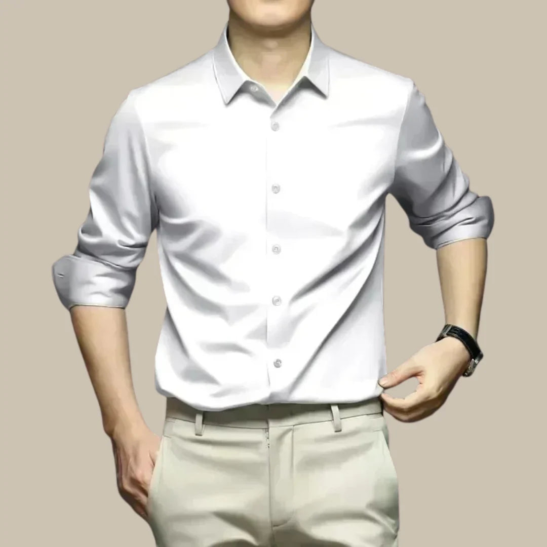 Men’s Silk Dress Shirt