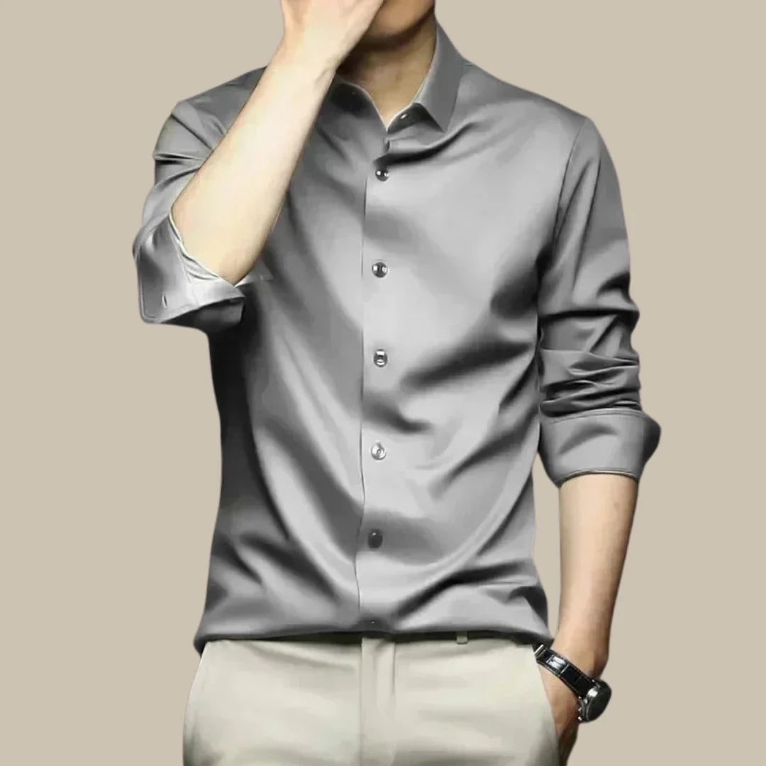 Men’s Silk Dress Shirt