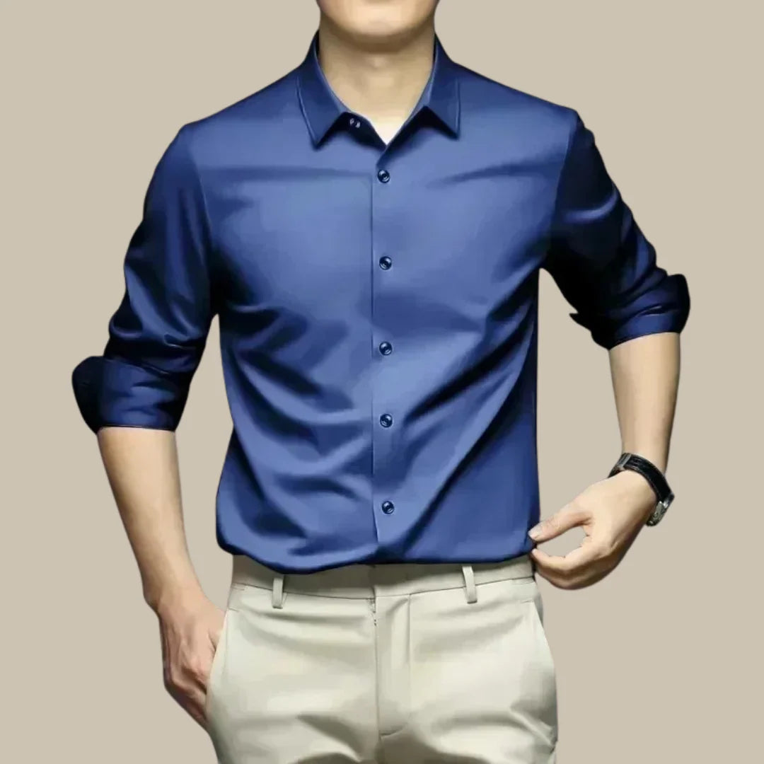 Men’s Silk Dress Shirt