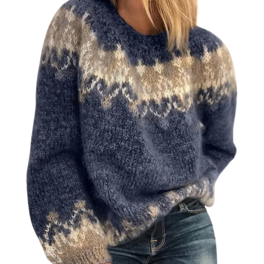 Jersey con motivos nórdicos: suave tejido de punto de inspiración islandesa