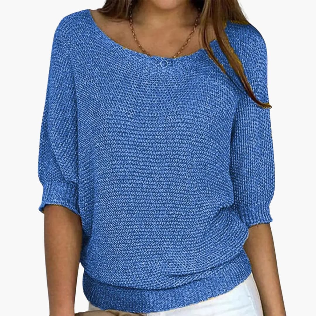 Scoop Neck Blouse for Women - Image 5