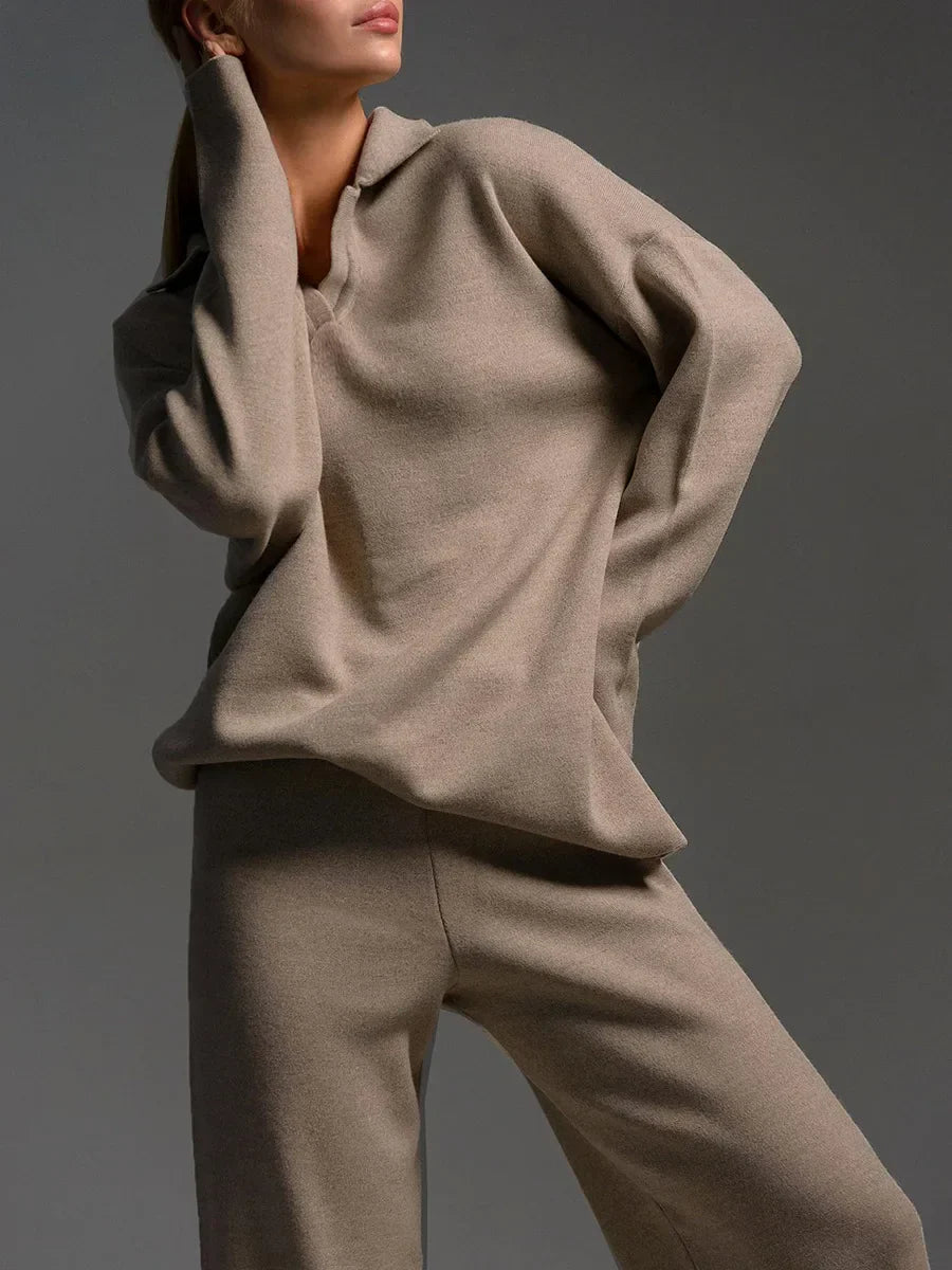 Wide Leg Pants Set for Women - Image 2