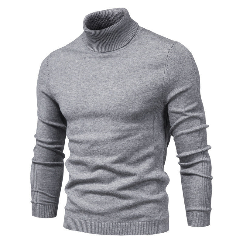 Slim Fit Ribbed Knit Sweater for Men - Image 7