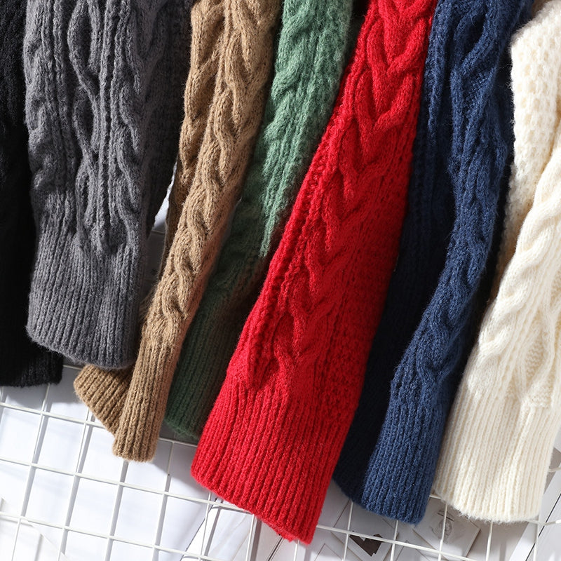Textured Crewneck Sweater for Men - Image 15