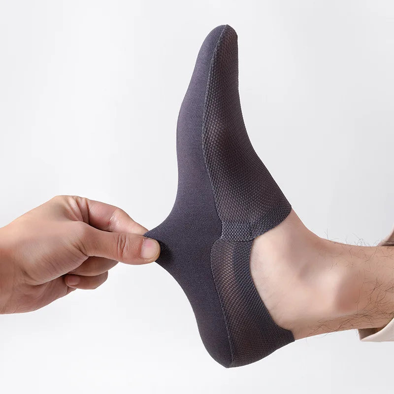 Unisex No Show Socks | Invisible Anti-Slip Low Cut Socks with Breathable Mesh | Stay-Up Liner Socks for Sneakers and Loafers