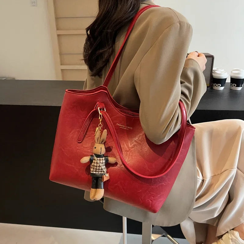Rabbit Charm Tote Bag for Women - Image 7